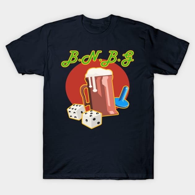 beer and board games T-Shirt by Game Society Pimps